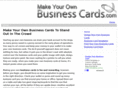 makeyourownbusinesscards.com