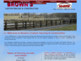 brownscustomfencing.com