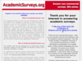 academicsurveys.org