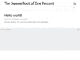 squarerootofonepercent.com