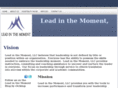 leadinthemoment.com