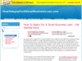 howtoapplyforasmallbusinessloan.com