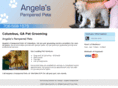 angelaspamperedpets.com