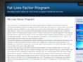 fatlossfactorprogram.net