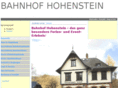 bahnhof-hohenstein.com