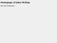 johnmcsloy.com