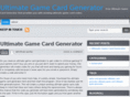 ultimategamecardgenerator.com