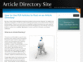 articledirectorysite.org