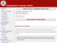clevelandcountyclerk.net