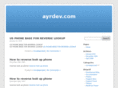 ayrdev.com