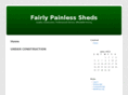 fairlypainlesssheds.com