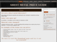 sheetmetalpriceguide.com