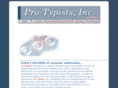 pro-typists.com