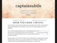 captainsubtle.com