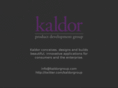 kaldorgroup.com