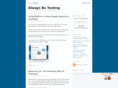 alwaysbetesting.co.uk