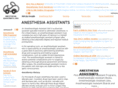 anesthesiaassistants.org