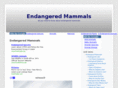 endangered-mammals.info