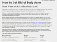 howtogetridofbodyacne.com