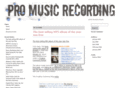 promusicrecording.com