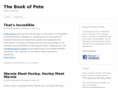 bookofpete.com