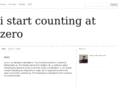 istartcountingatzero.com