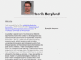 henrikberglund.com