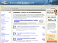 exampleslettersofrecommendation.com