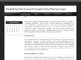 canadianonlinepharmacyscam.com
