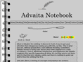 advaitanotebook.com