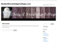 bodyofknowledgecollege.com