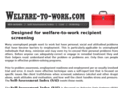 welfare-to-work.com