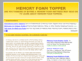 memoryfoamtopperpad.com