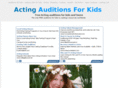 actingauditionsforkids.info