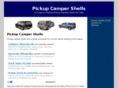 pickupcampershells.net