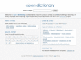 open-dictionary.com