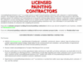 licensedpaintingcontractors.com