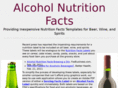 alcoholnutritionlabels.com