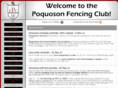 poquosonfencingclub.com