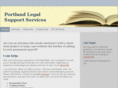 portlandlegalsupport.com