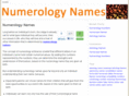 numerologynames.org