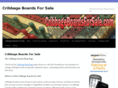 cribbageboardsforsale.com