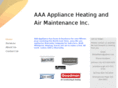 aaaapplianceheatingandairmaintinc.com
