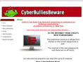 cyberbulliesbeware.com