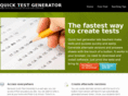 quicktestgenerator.com