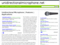 unidirectionalmicrophone.net