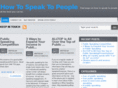 howtospeaktopeople.com