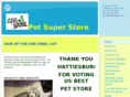 petsuperstoreofhattiesburg.com