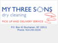 mythreesonsdrycleaning.com