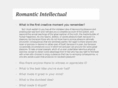 romanticintellectual.com
